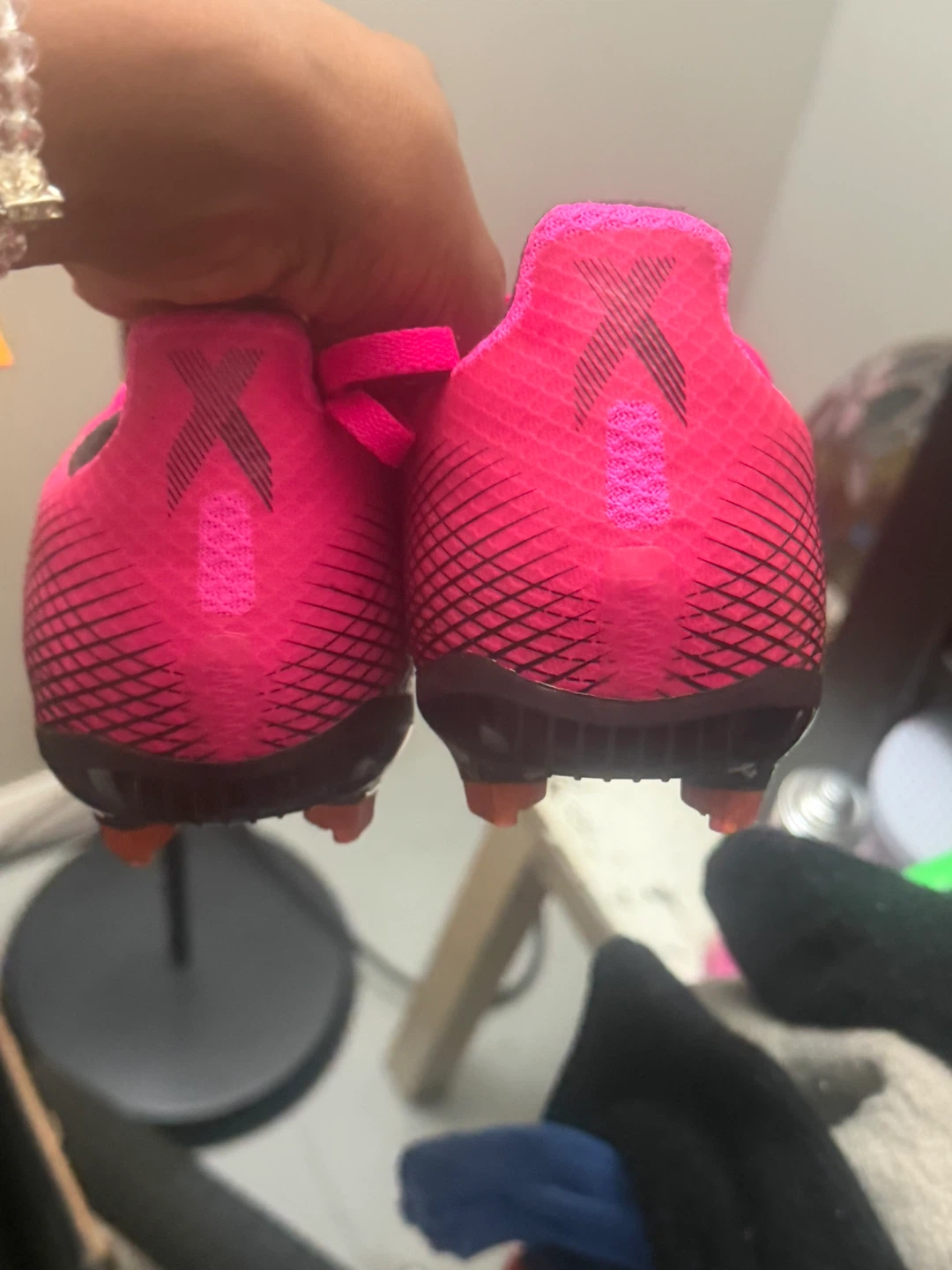 Adidas X Soccer Cleats Pink and Black - photo 2