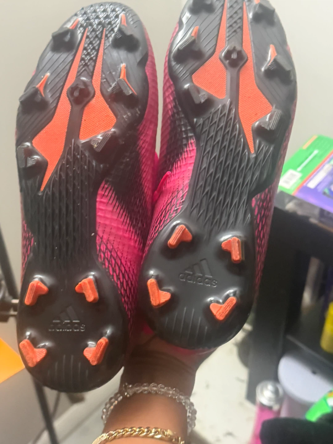Adidas X Soccer Cleats Pink and Black - photo 5