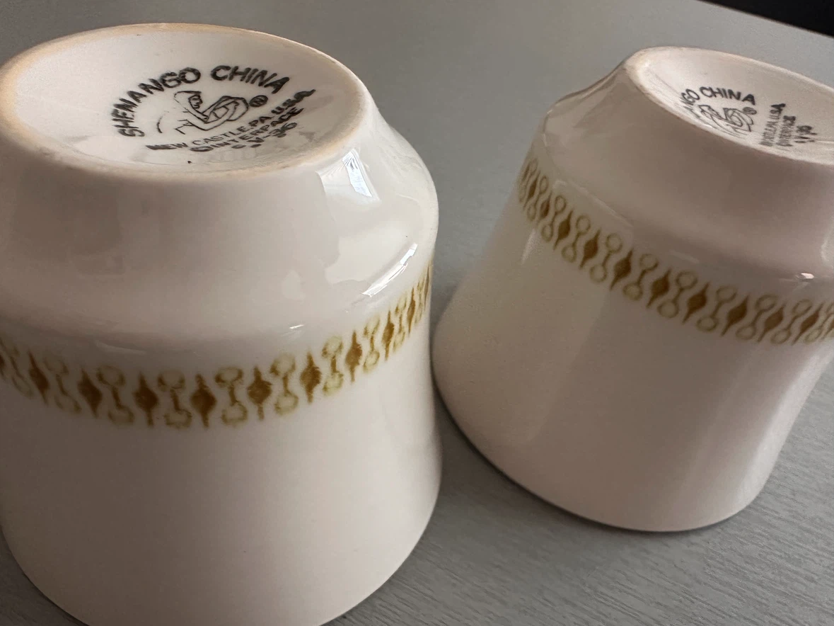 Vintage Shenango China Tea Cups