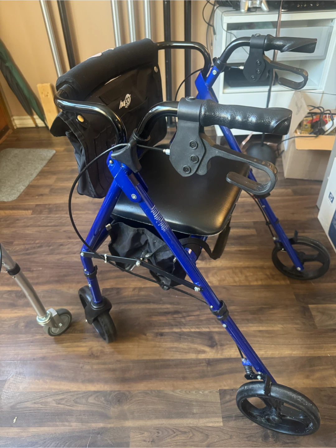 Hugo Blue Rolling Walker