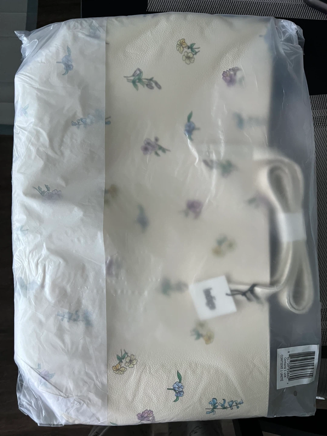 Indigo Floral Tote Bag