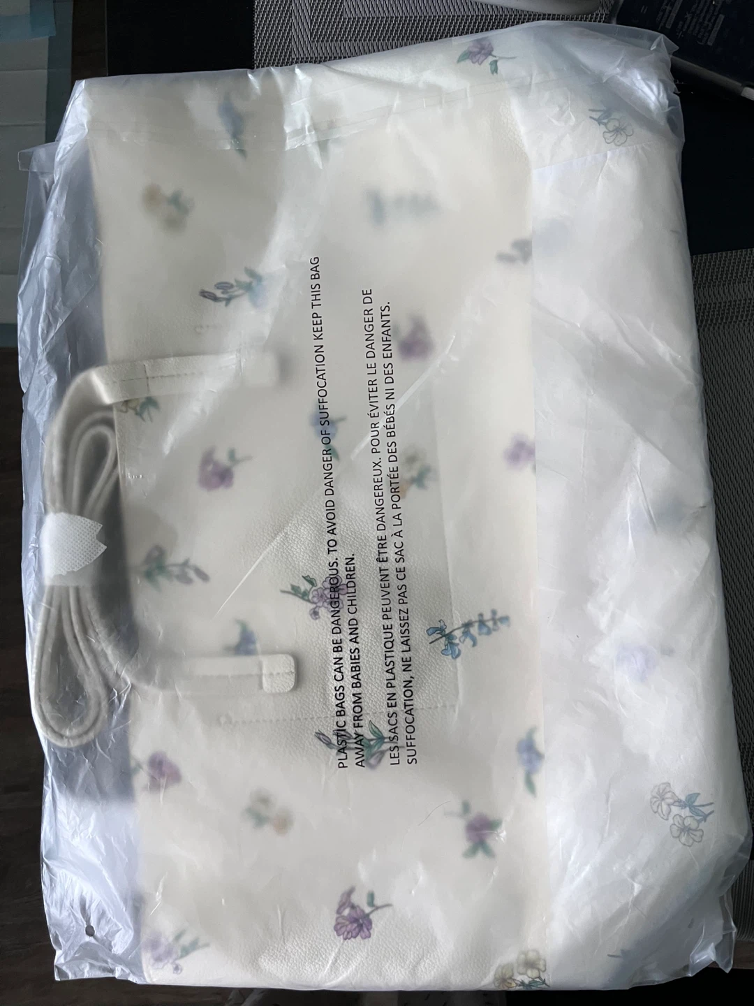 Indigo Floral Tote Bag - photo 2
