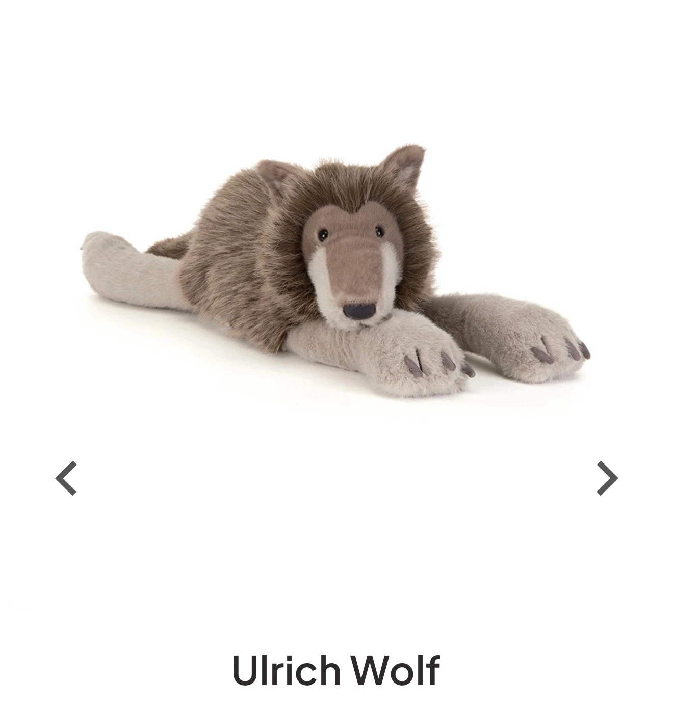 Jellycat Ulrich Wolf Plush - photo 3