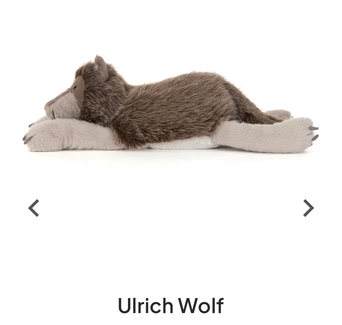 Jellycat Ulrich Wolf Plush - photo 4