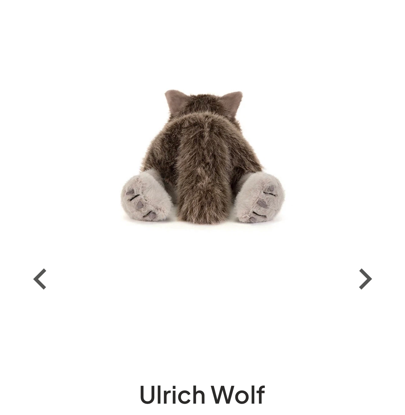 Jellycat Ulrich Wolf Plush - photo 5