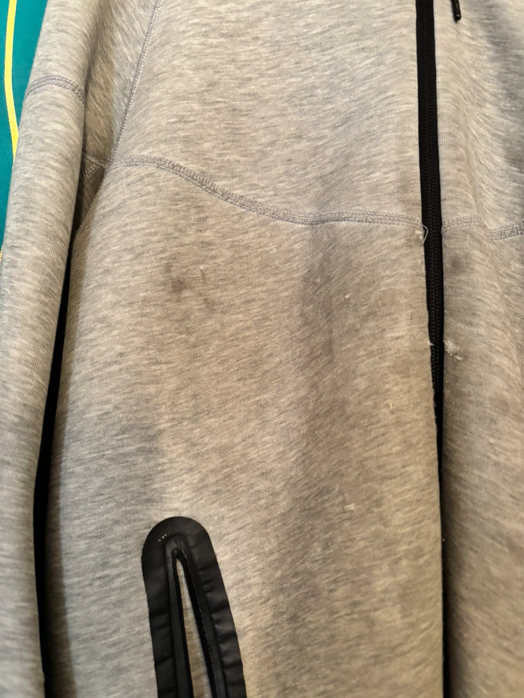Nike Tech Fleece Full-Zip Hoodie Gray - photo 2