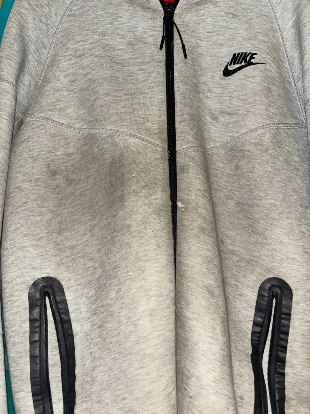 Nike Tech Fleece Full-Zip Hoodie Gray - photo 4