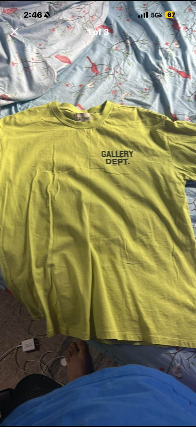 Gallery Dept. Lime Green T-Shirt