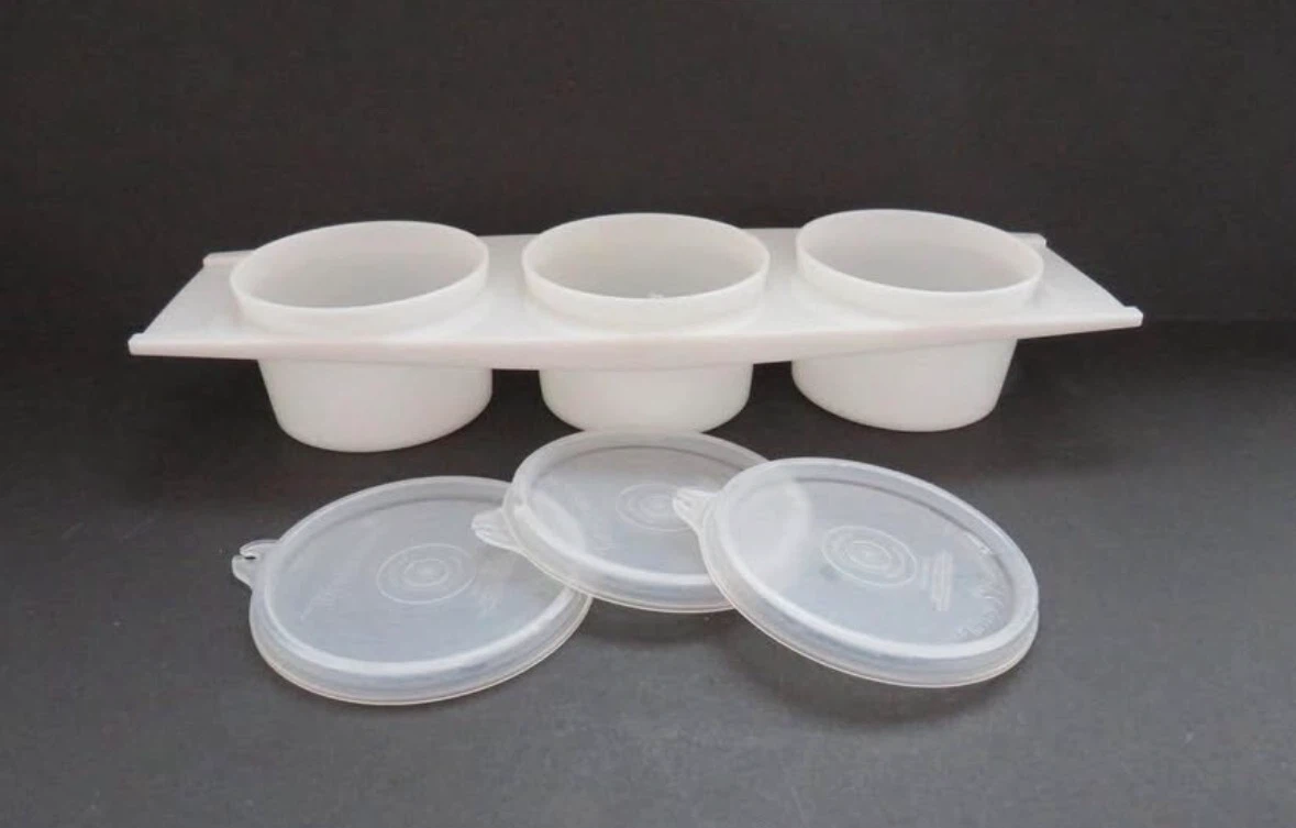 Vintage Tupperware Condiment Containers