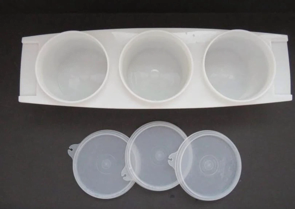 Vintage Tupperware Condiment Containers - photo 2