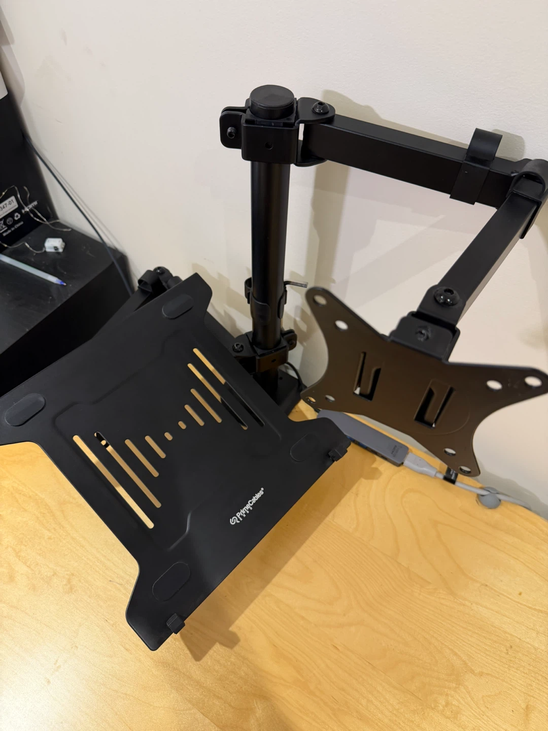 PrimeCables Ergo Monitor and Laptop Desk Mount - photo 4