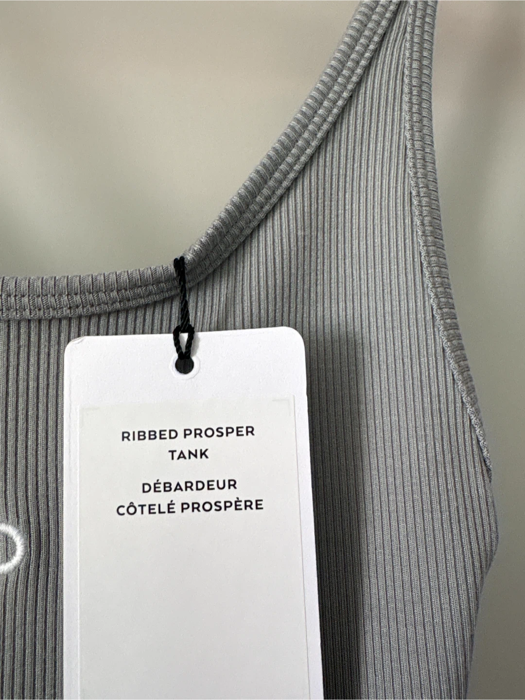 Alo Yoga Ribbed Prosper Tank Grey - photo 2