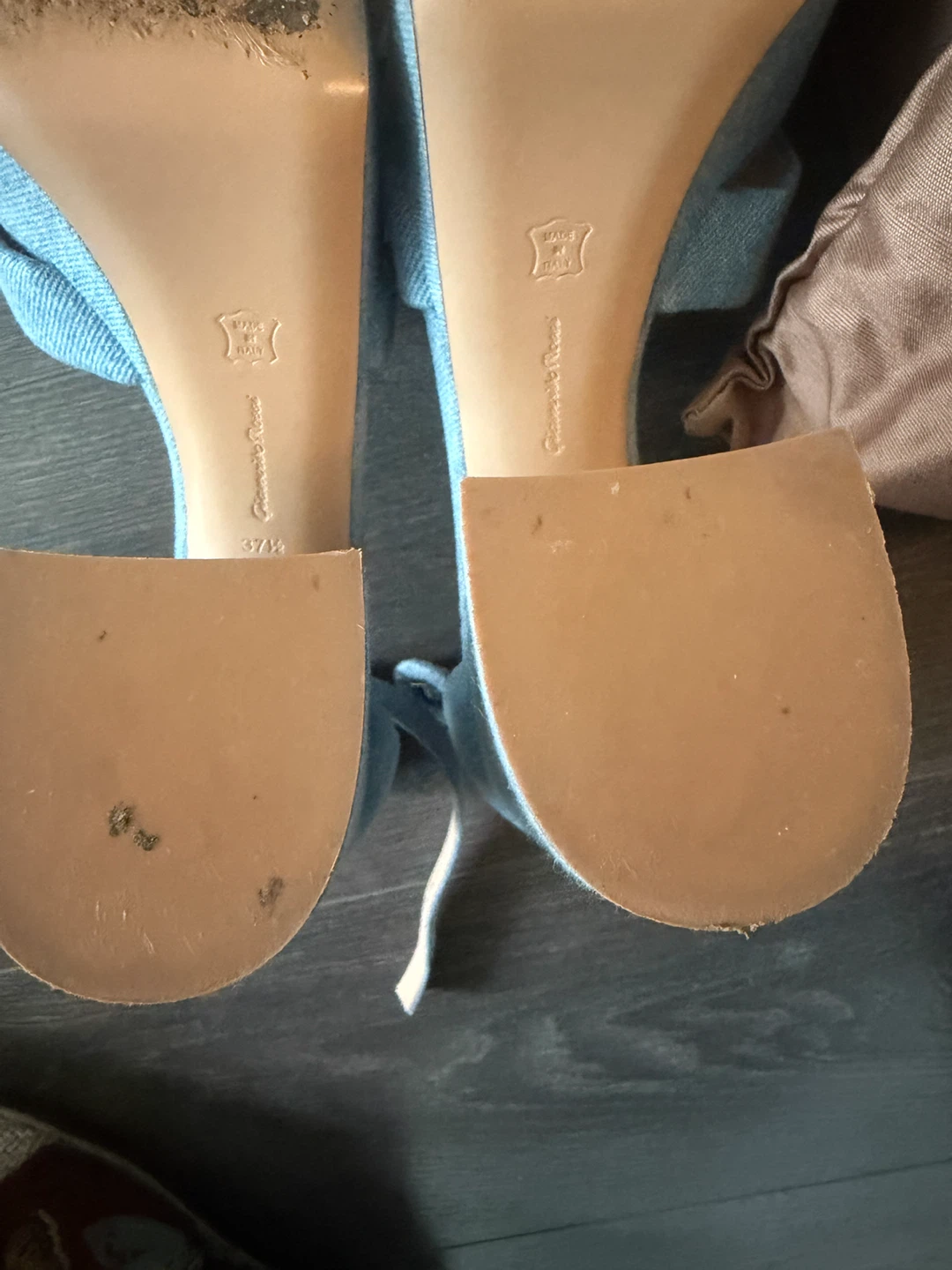 Gianvito Rossi Denim Platform Sandals - photo 4