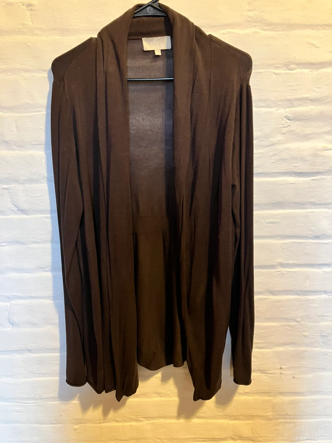 Joan Vass New York Brown Cardigan