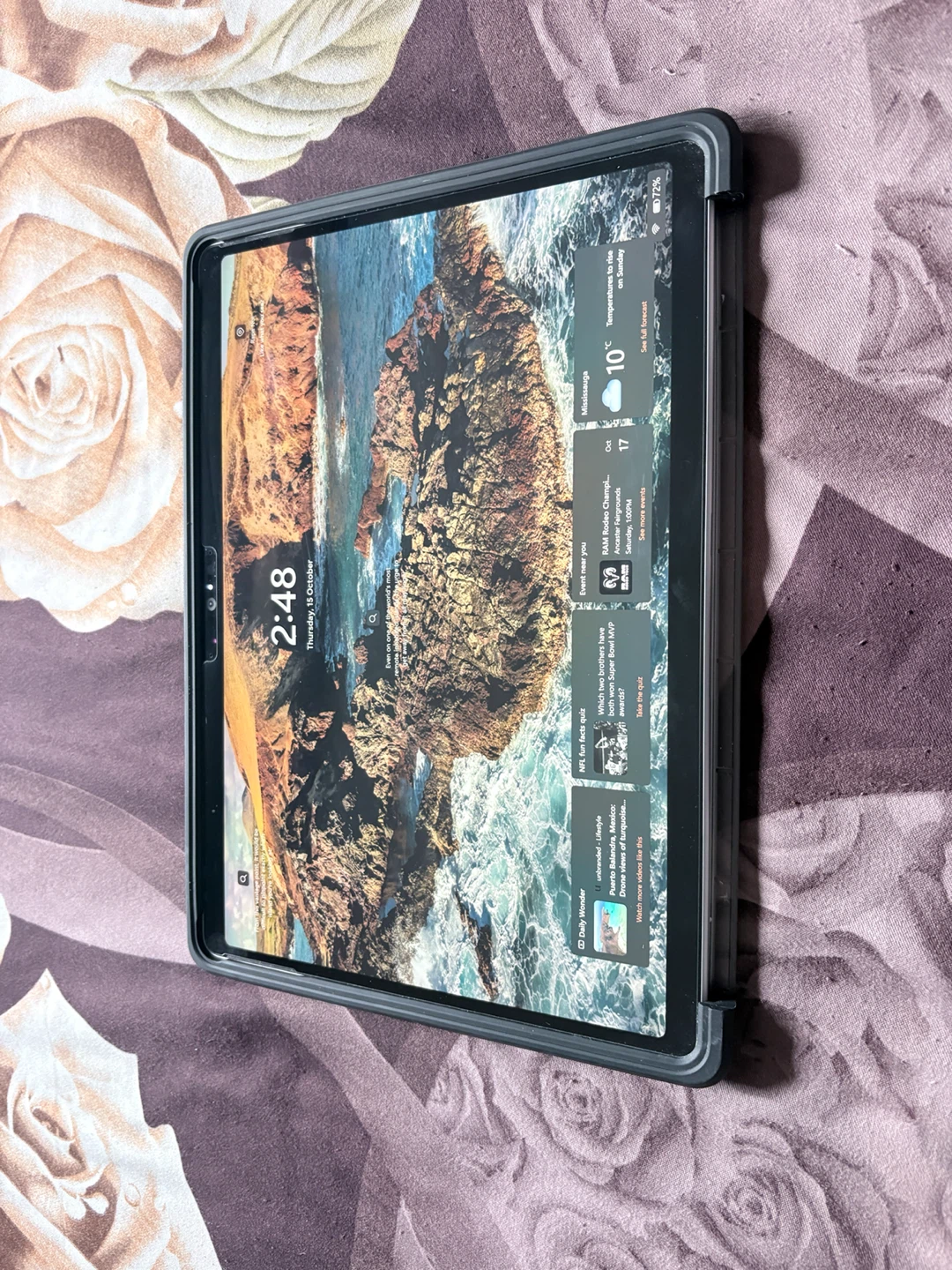 Microsoft Surface 11 Pro with Protective Case, screen protector.
