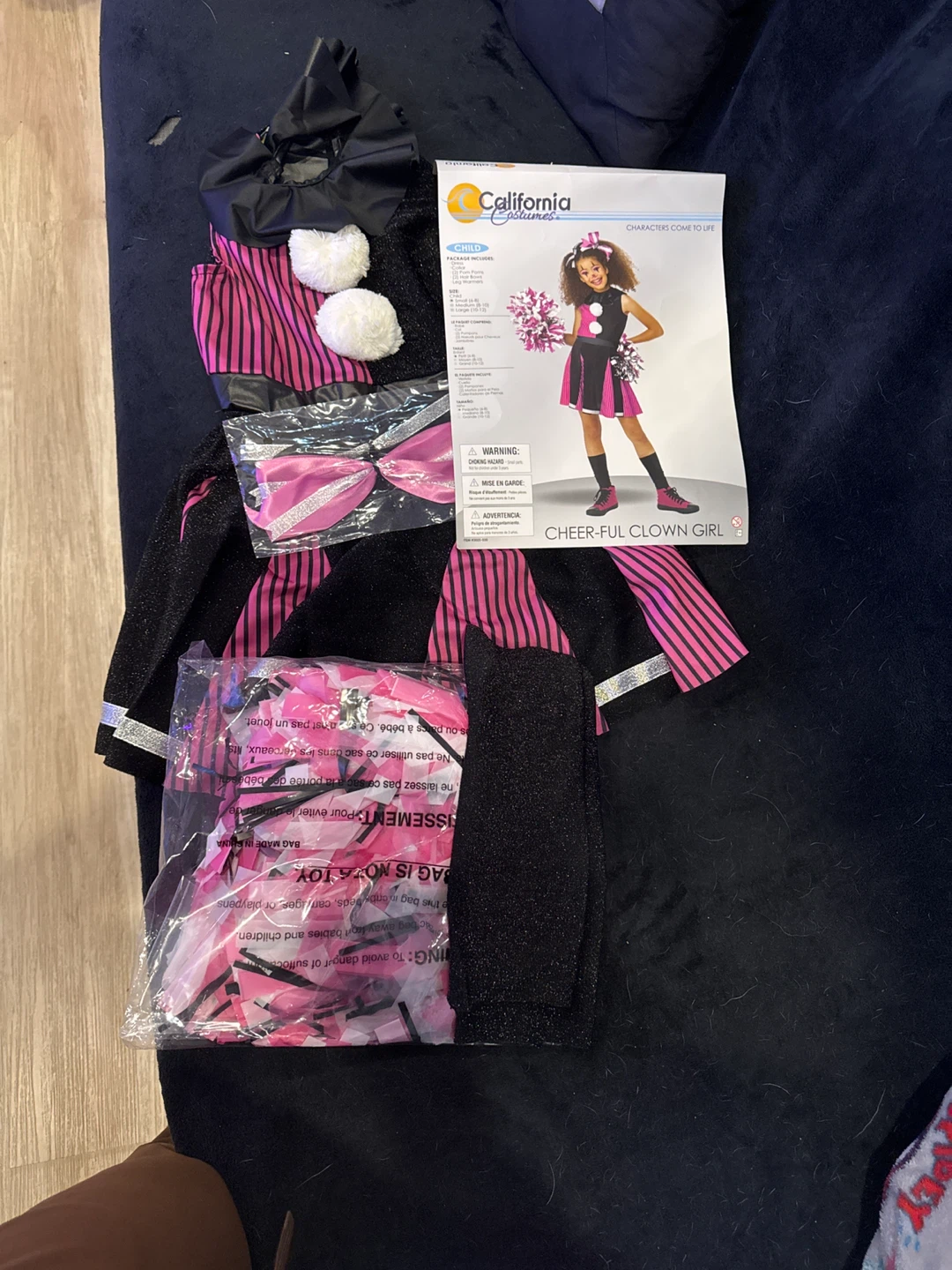 California Costumes Cheer-Ful Clown Girl Costume Size Small