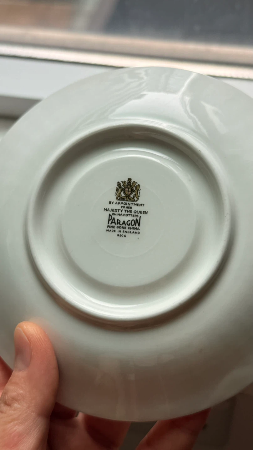 Paragon Fine Bone China Teacup and Saucer - photo 2
