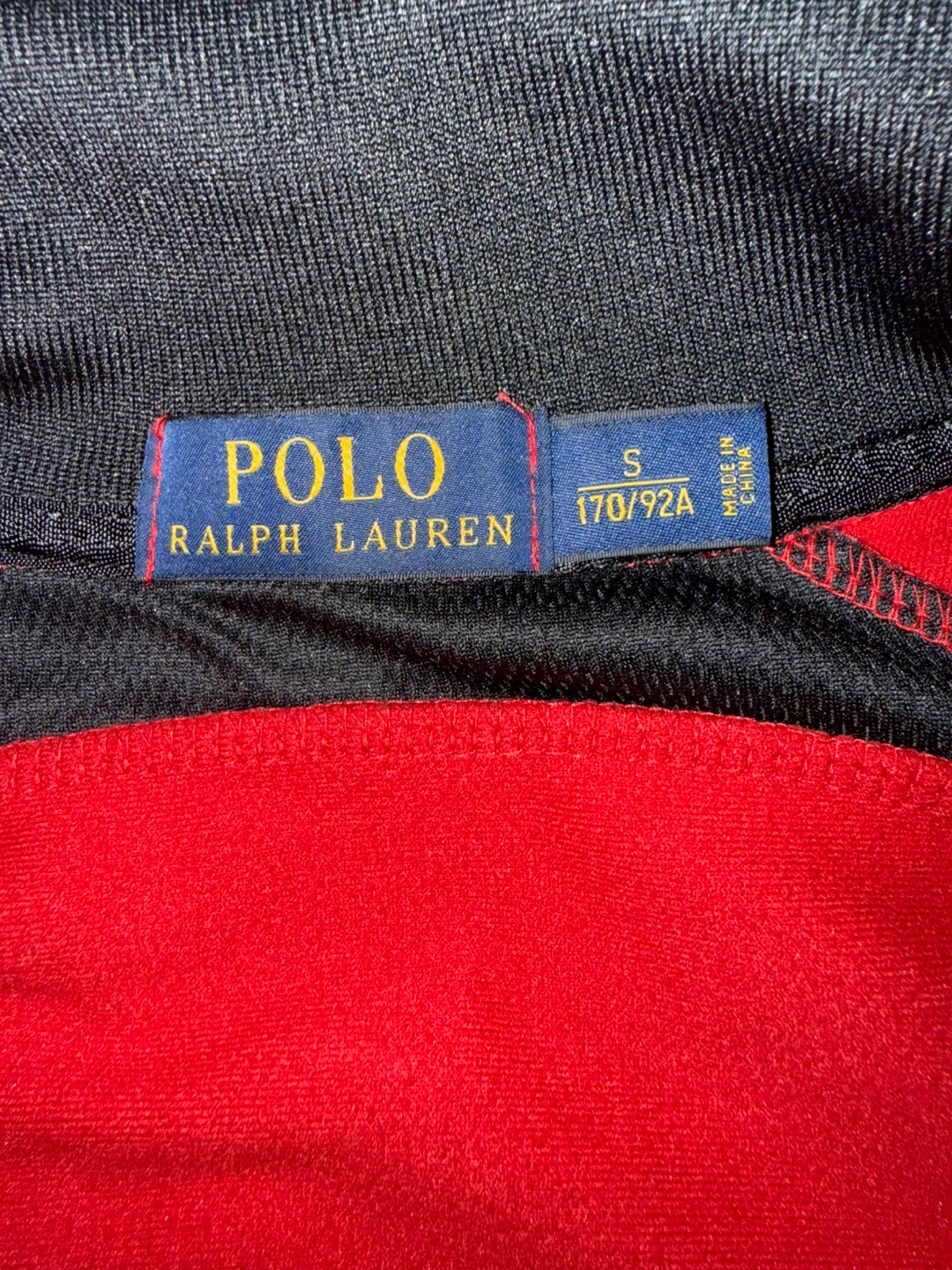 Polo Ralph Lauren Red and Black Zip-Up Jacket - photo 2