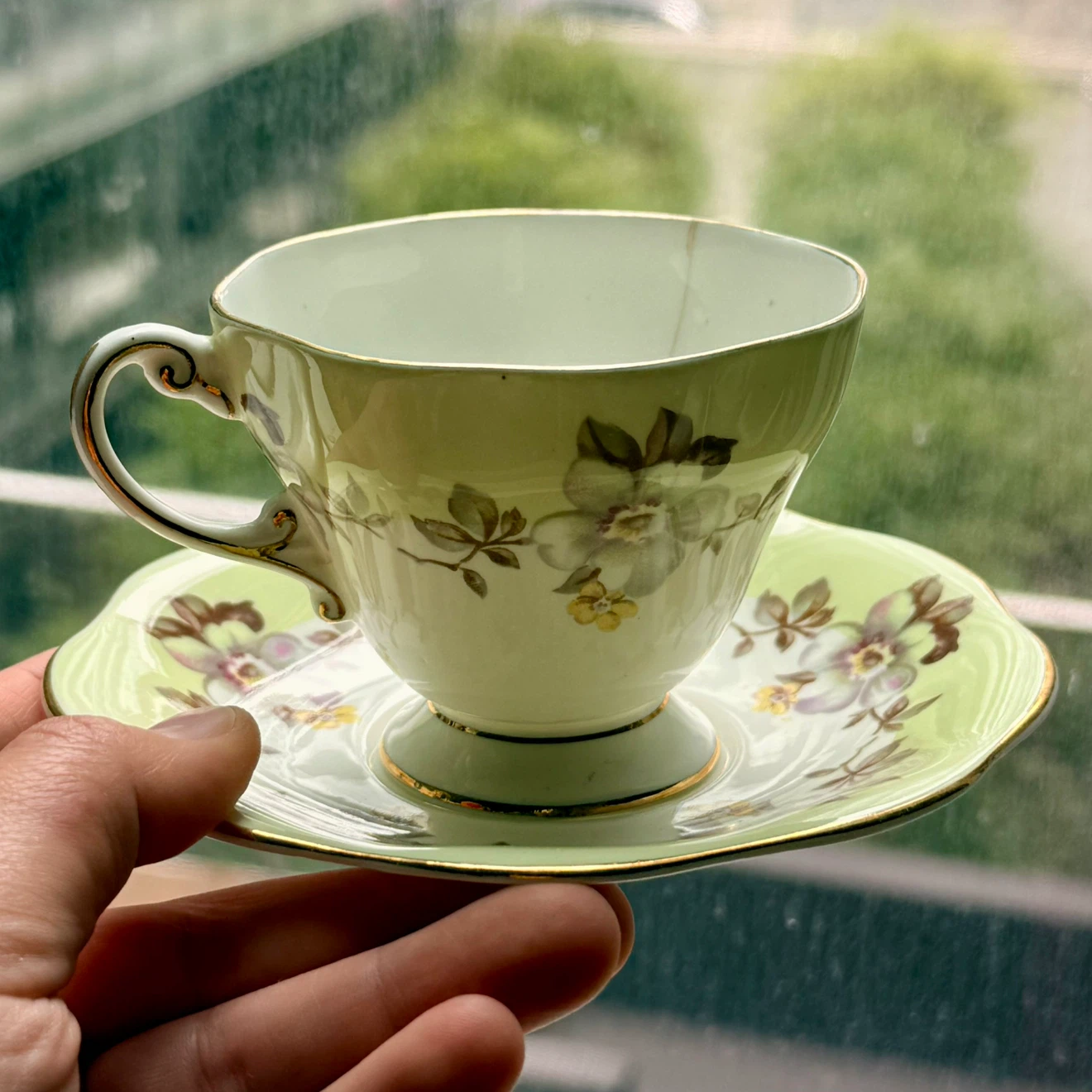 Foley Bone China Tea Cup and Saucer
