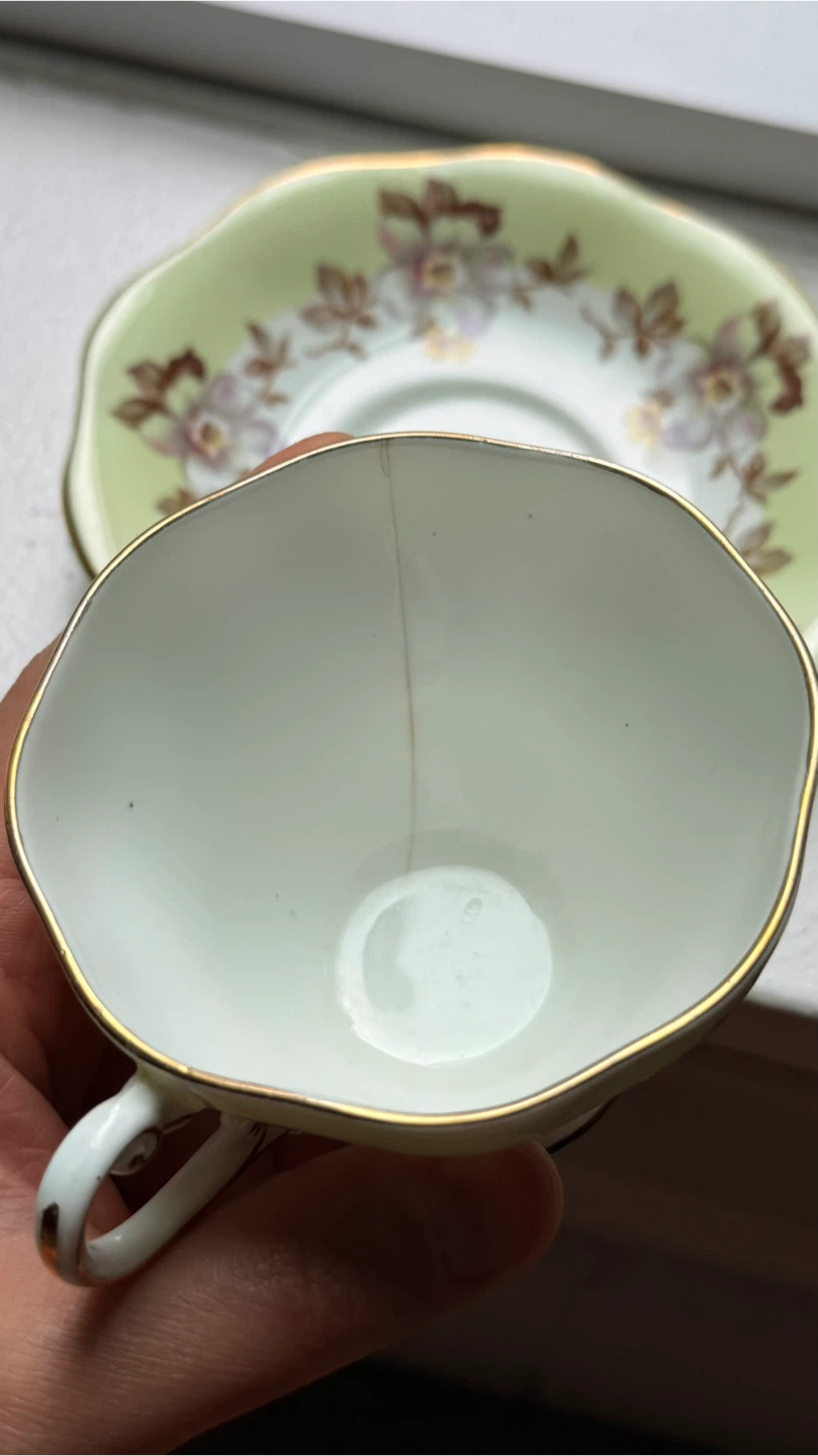 Foley Bone China Tea Cup and Saucer - photo 3