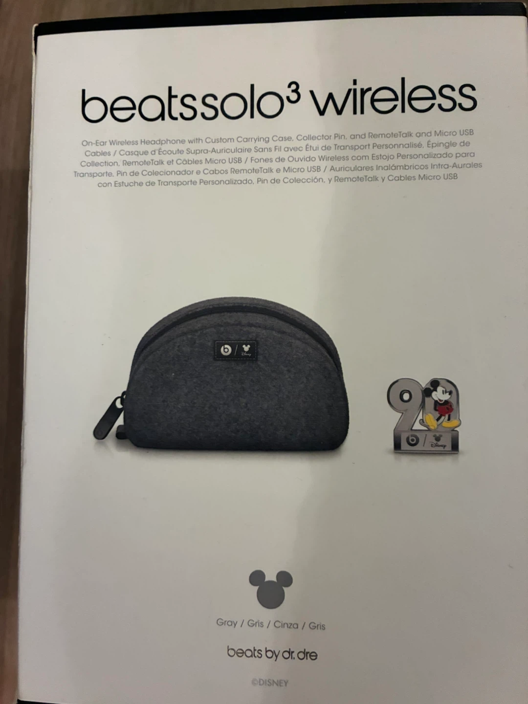 Beats Solo3 Wireless Mickey Mouse 90th Anniversary Limited - photo 2