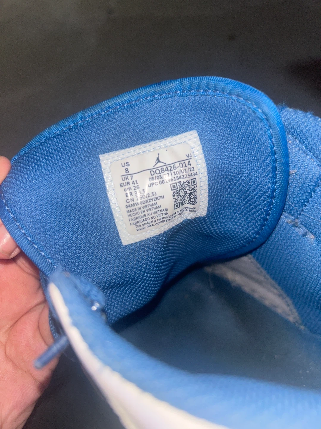 Nike Air Jordan 1 Mid True Blue mid - photo 4
