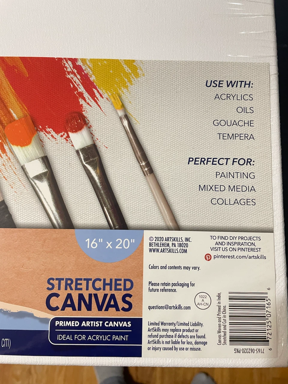 Lot of 16 Assorted Art Canvas Panels and Stretched Canvases - photo 2
