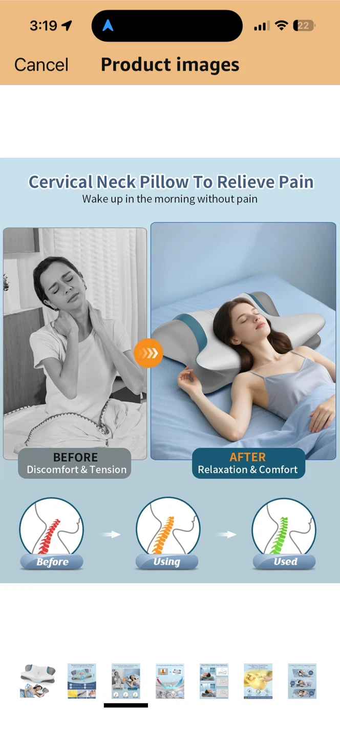 new Pillow for Neck Pain Relief - photo 4