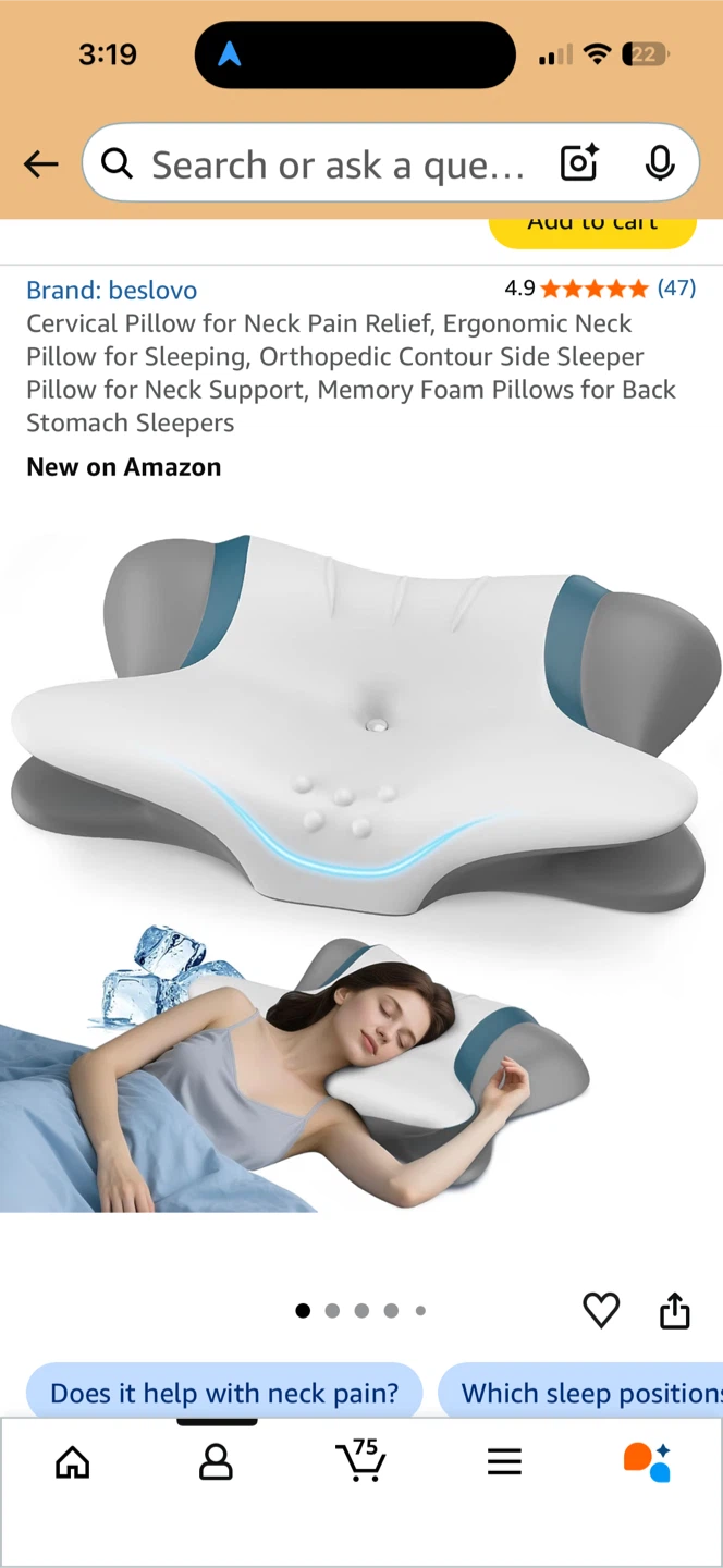 new Pillow for Neck Pain Relief - photo 2