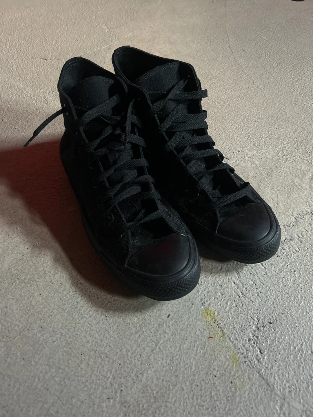 Black Converse Chuck Taylor All Star High Tops Size 8 Mens