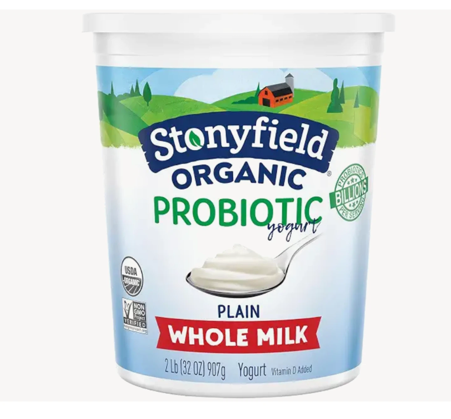 Stonyfield Organic Probiotic Whole Milk Yogurt