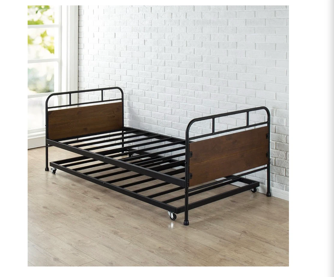 Brand New Twin Bed Frame with Pull-Out Trundle – $140 - photo 3