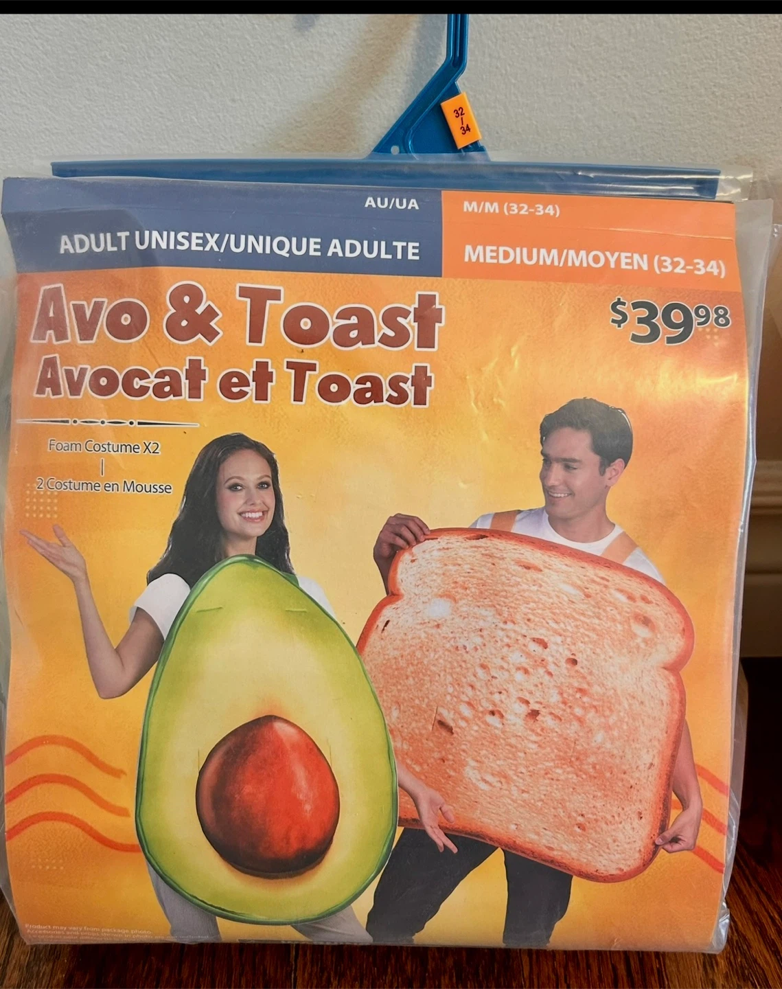 Avo & Toast Adult Unisex Costume Set