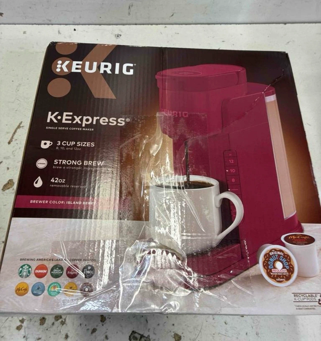 Keurig K-Express Coffee Maker Island Berry