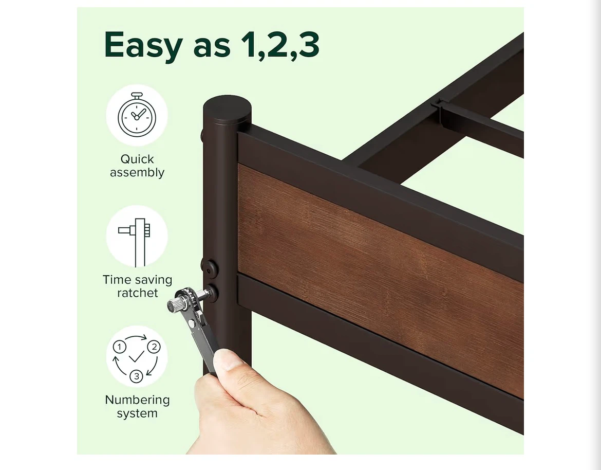 🛏️ BRAND NEW KING SIZE BED FRAME – ONLY $140! 🛏️ - photo 4
