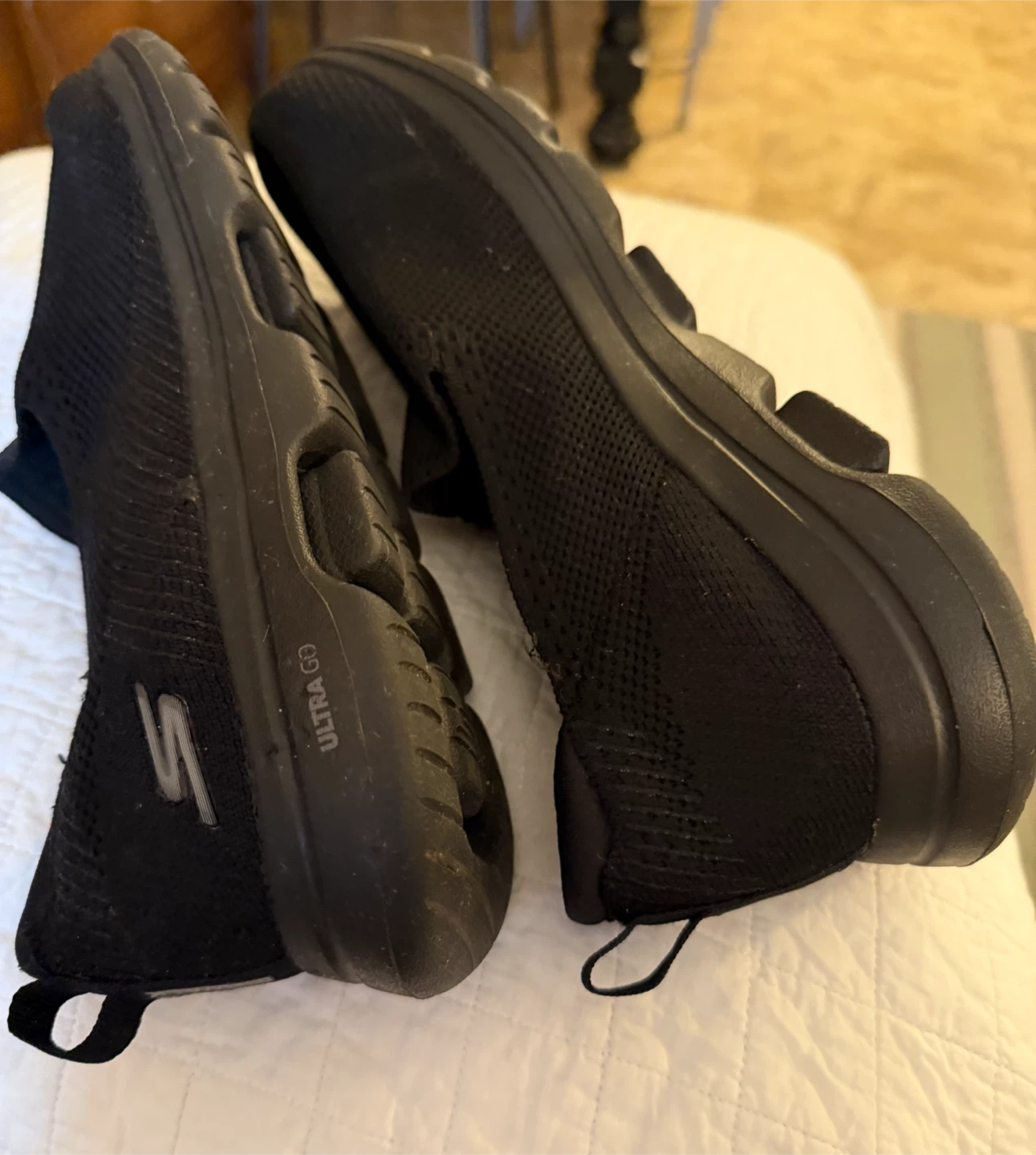 Skechers Go Walk Black Shoes wide size 10 - photo 5