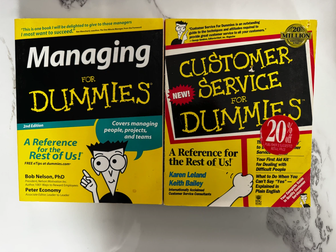 Managing and Customer Service For Dummies Books