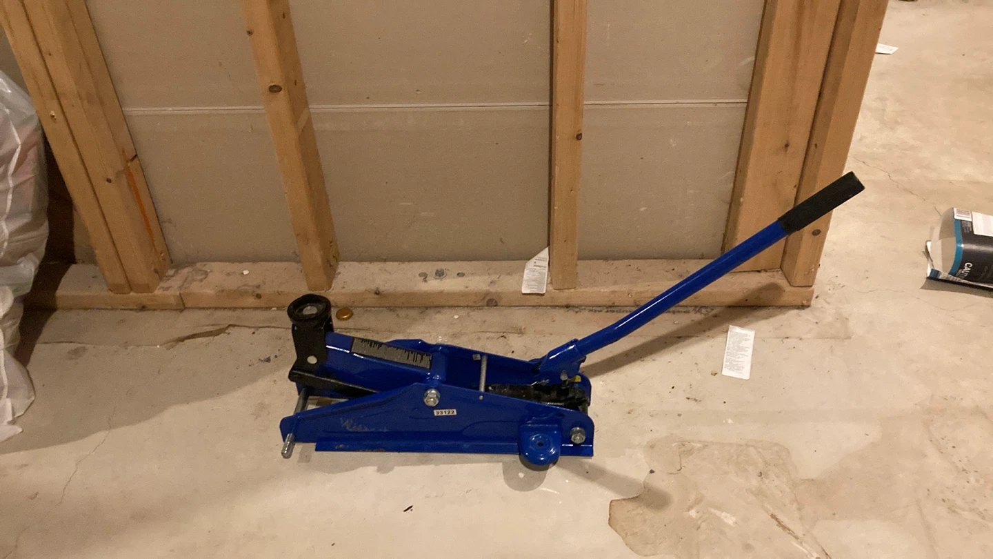 Blue Steel Floor Jack