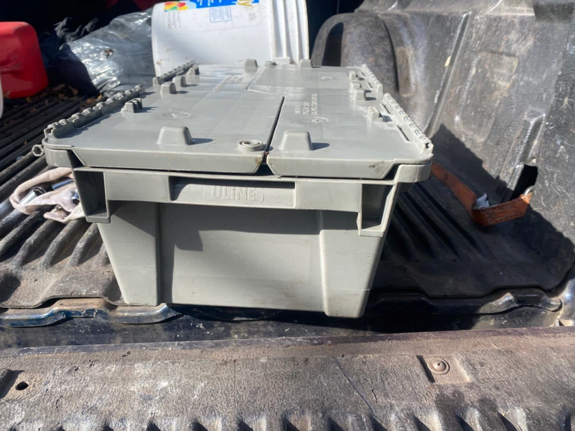 Uline Plastic Storage Bin with Assorted Sockets - photo 2
