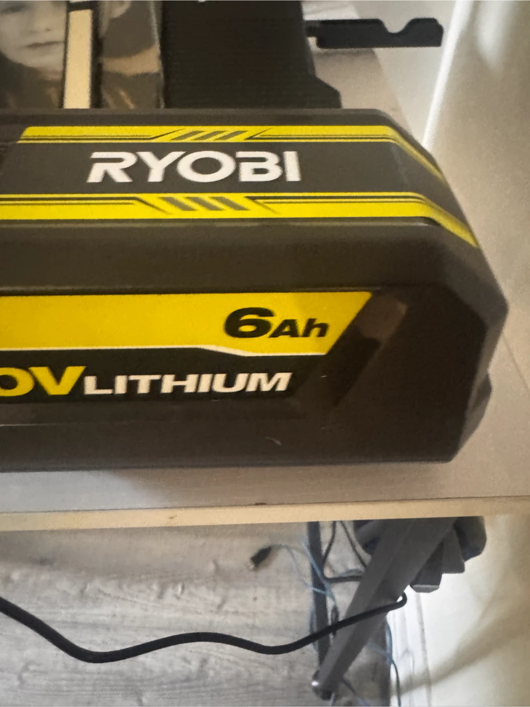 Ryobi 40V 6.0 Ah Lithium-Ion Battery and fast charger - photo 3