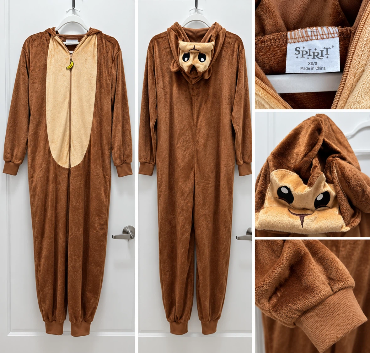 Spirit Monkey Onesie Costume XS/S