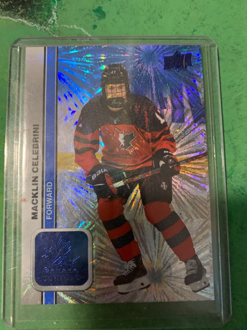 Macklin Celebrini 2023 Team Canada Juniors Card