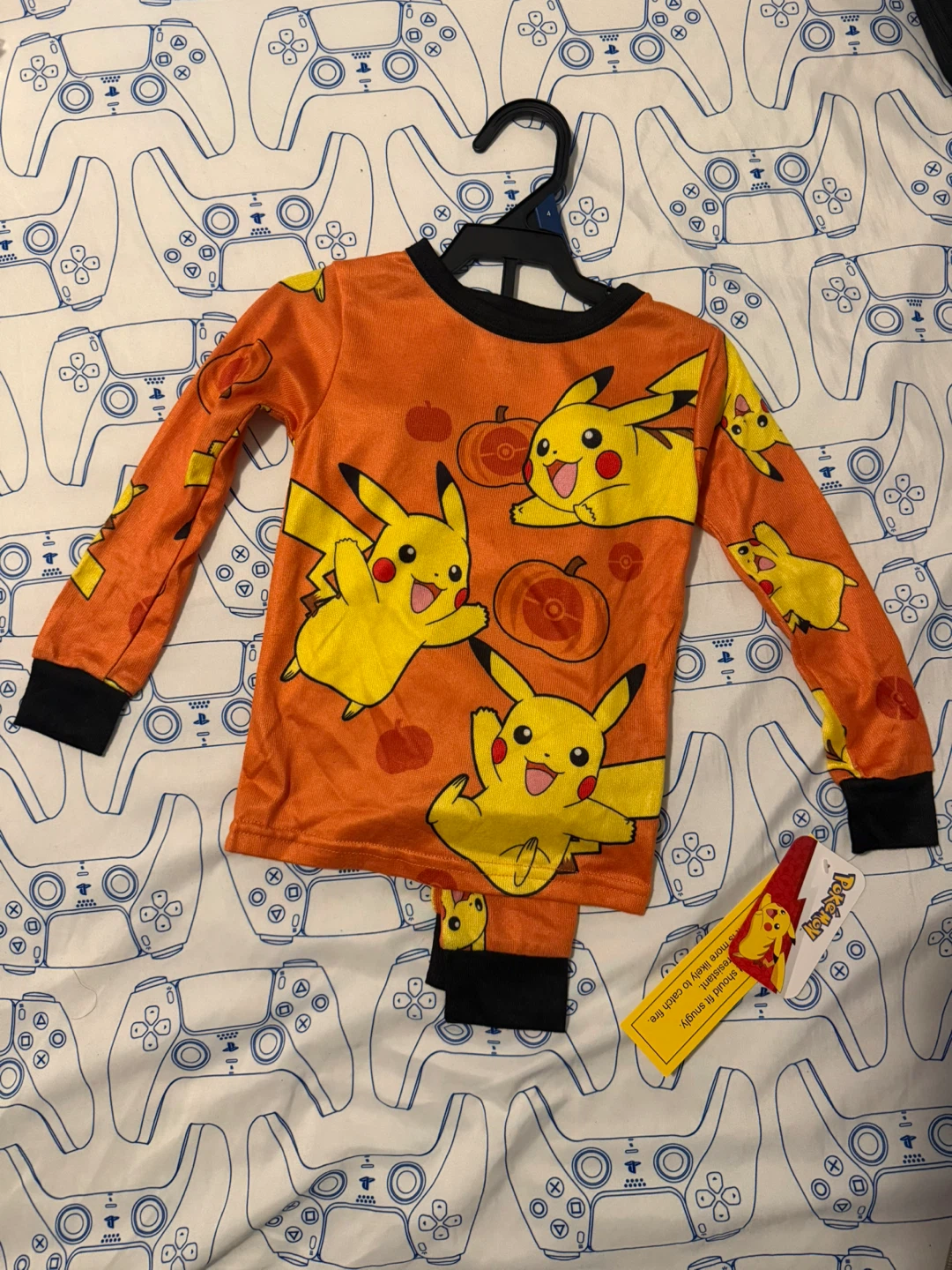 Pokemon Pikachu Pajama Set Size 4