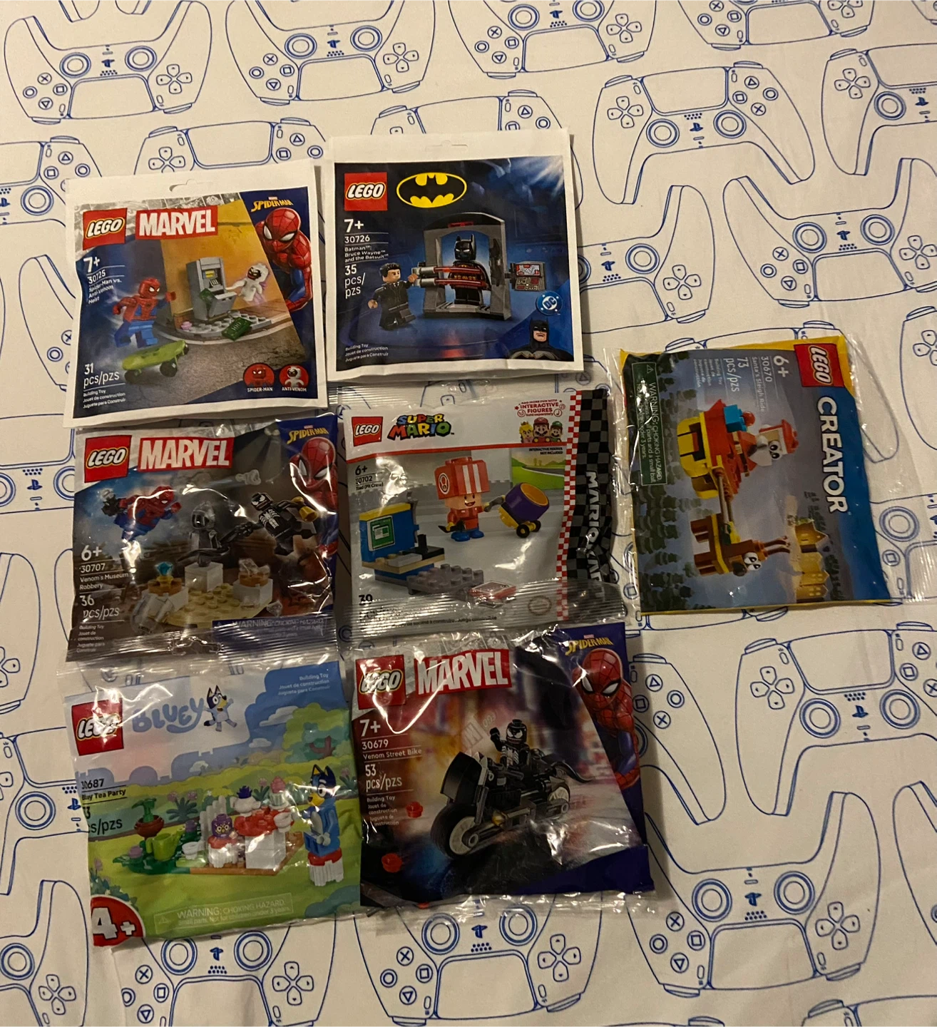 Set of 7 LEGO Polybag Building Sets