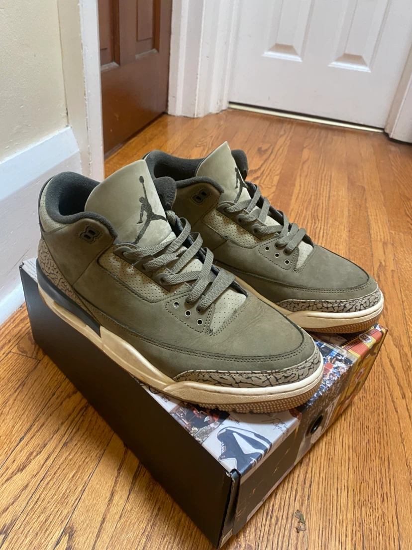 Jordan 3 Retro “Family Affair” green size 13