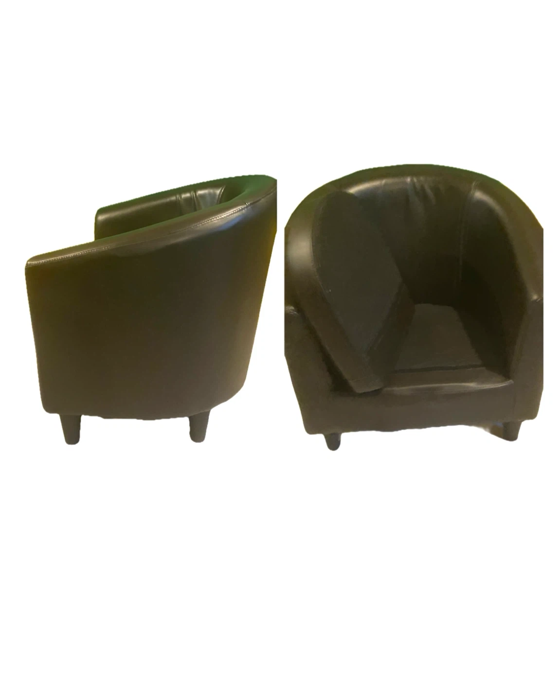 Set of 2 Tub Chair with Optional Patterned Cover