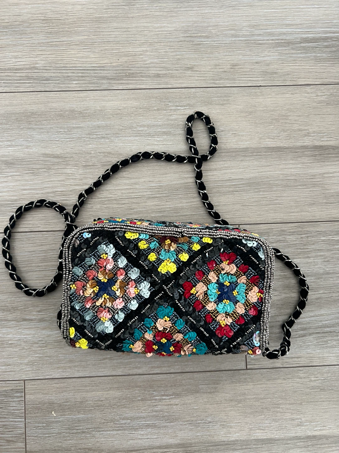 Anthropologie Multicolor Sequin Crossbody Bag - photo 3