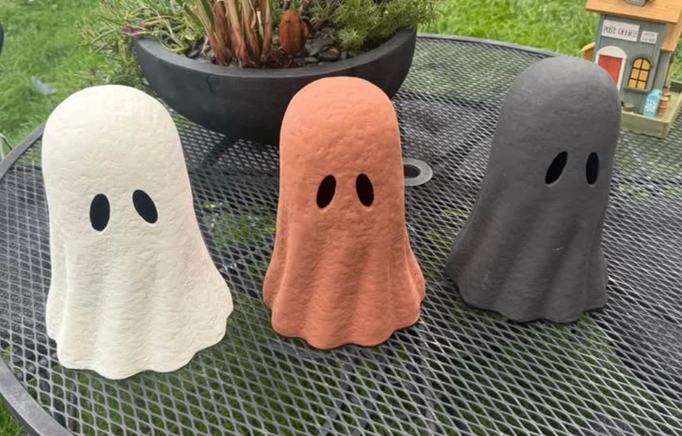 Halloween Paper Mache Ghost - photo 4