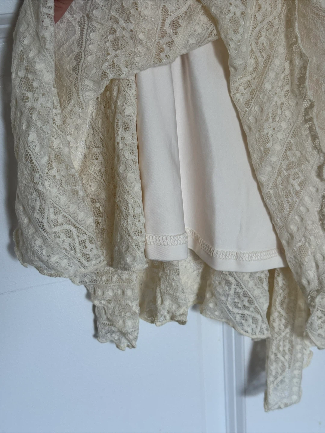 Princess Polly cream lace skirt - photo 3