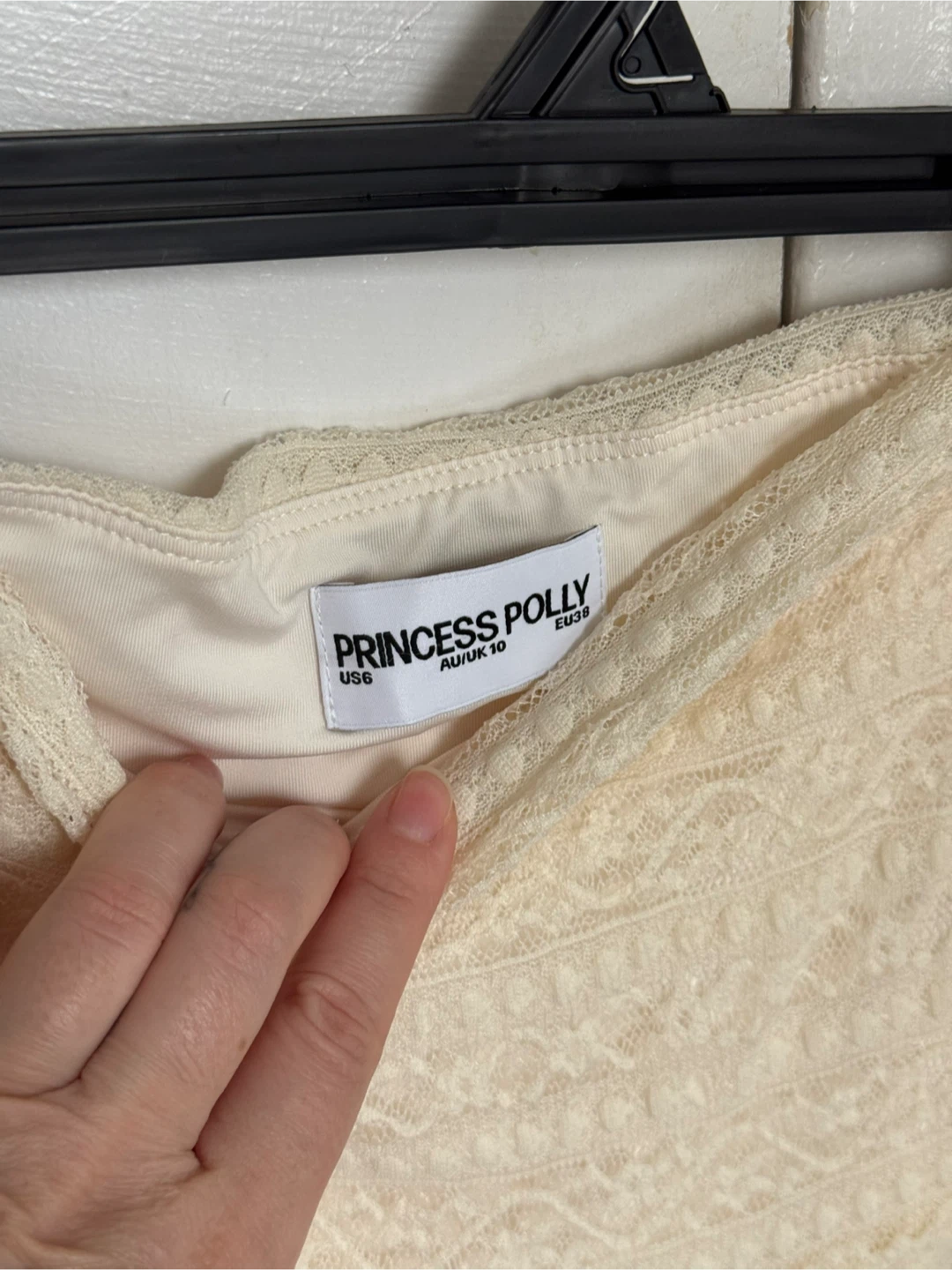 Princess Polly cream lace skirt - photo 4